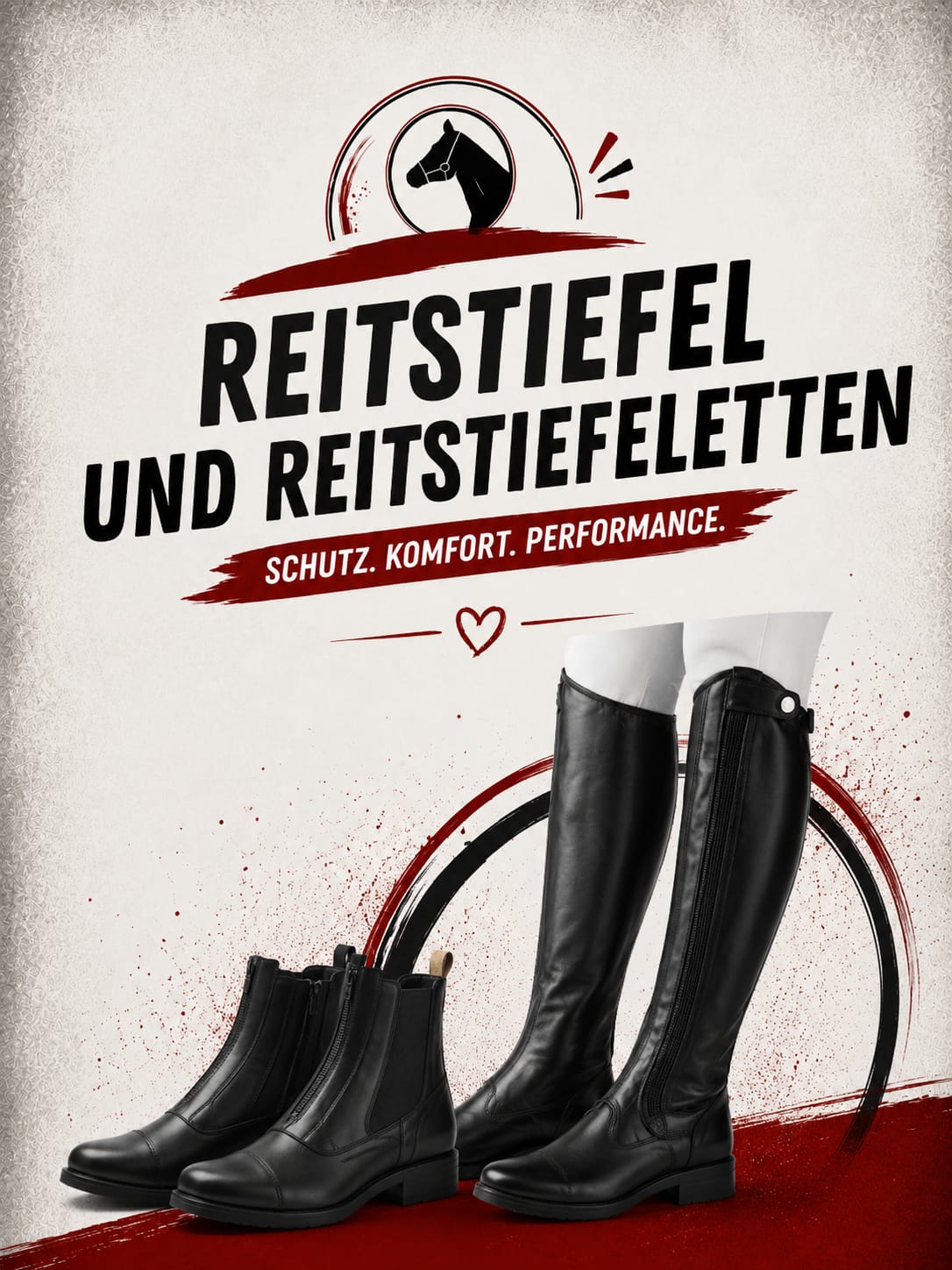 Reitstiefel/Reitstiefeletten